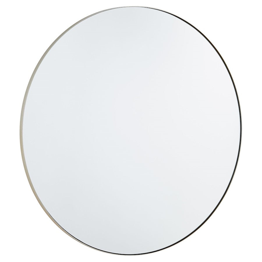 Quorum 36" Round Mirror, Silver - 10-36-61