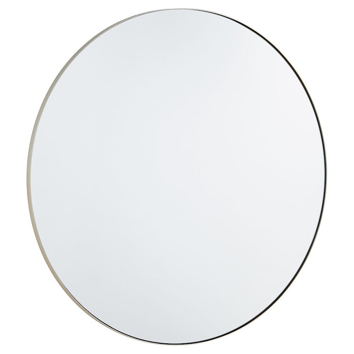 Quorum 36" Round Mirror, Silver - 10-36-61