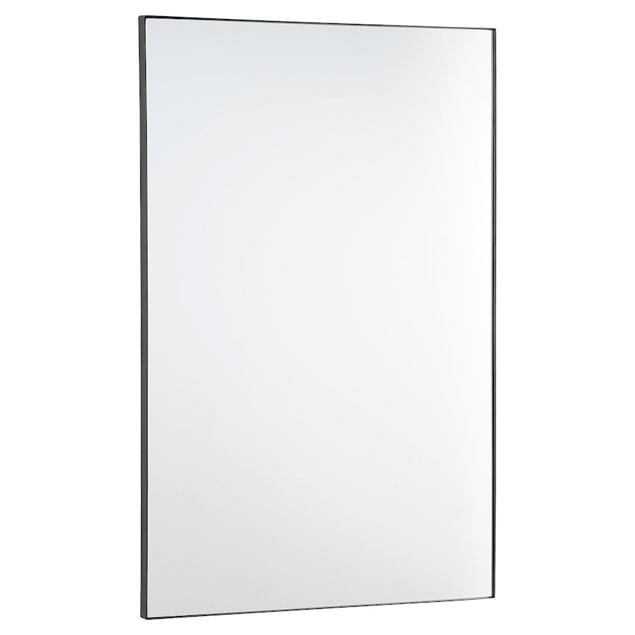 Quorum 24X36 Rectangle Mirror, Matte Black - 11-2436-59