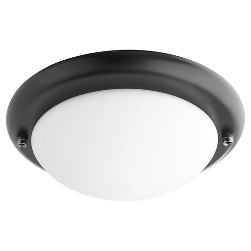 Quorum Dome LED Light Kit, Matte Black/Satin Opal 1141-9159