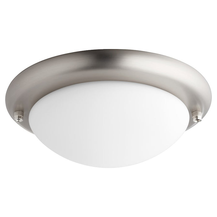 Quorum Dome LED Light Kit, Satin Nickel/Satin Opal 1141-9165