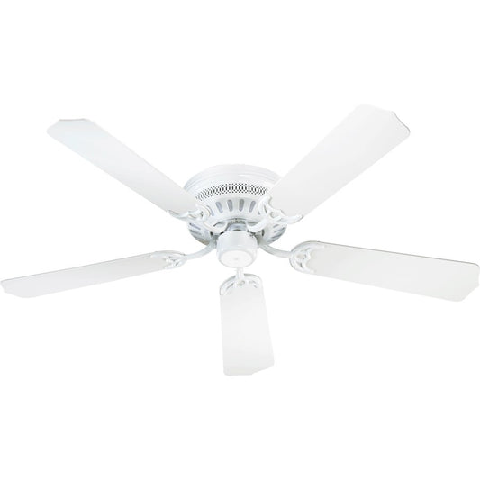 Quorum Custom Hugger Ceiling Fan, White