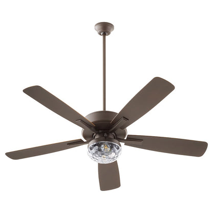 Quorum Ovation 52" 2 Light Patio Fan, Oiled Bronze - 14525-86