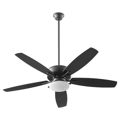 Quorum Breeze Patio Plus 52" Outdoor Fan, Matte Black - 17052-159