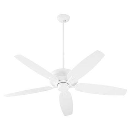 Quorum Apex Patio 56" Ceiling Fan, Studio White 190565-8