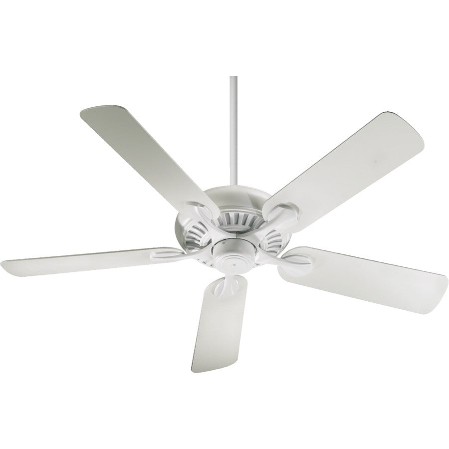 Quorum Pinnacle Patio Ceiling Fan, Studio White