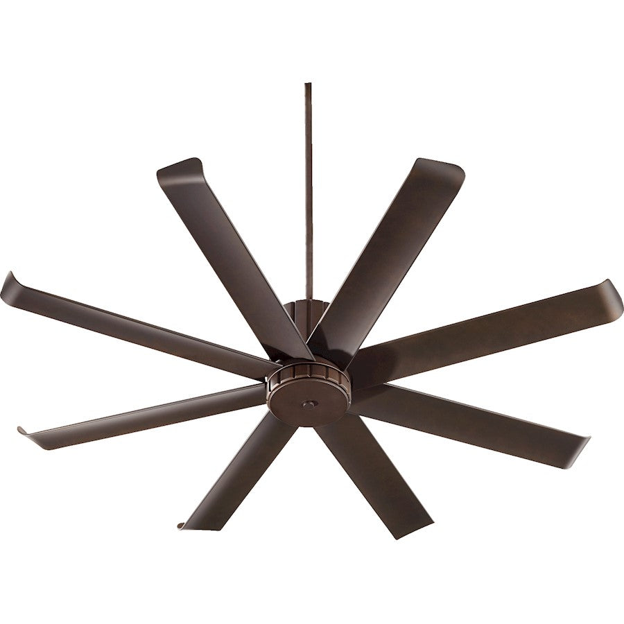 Quorum Proxima Patio Fan, Satin Nickel