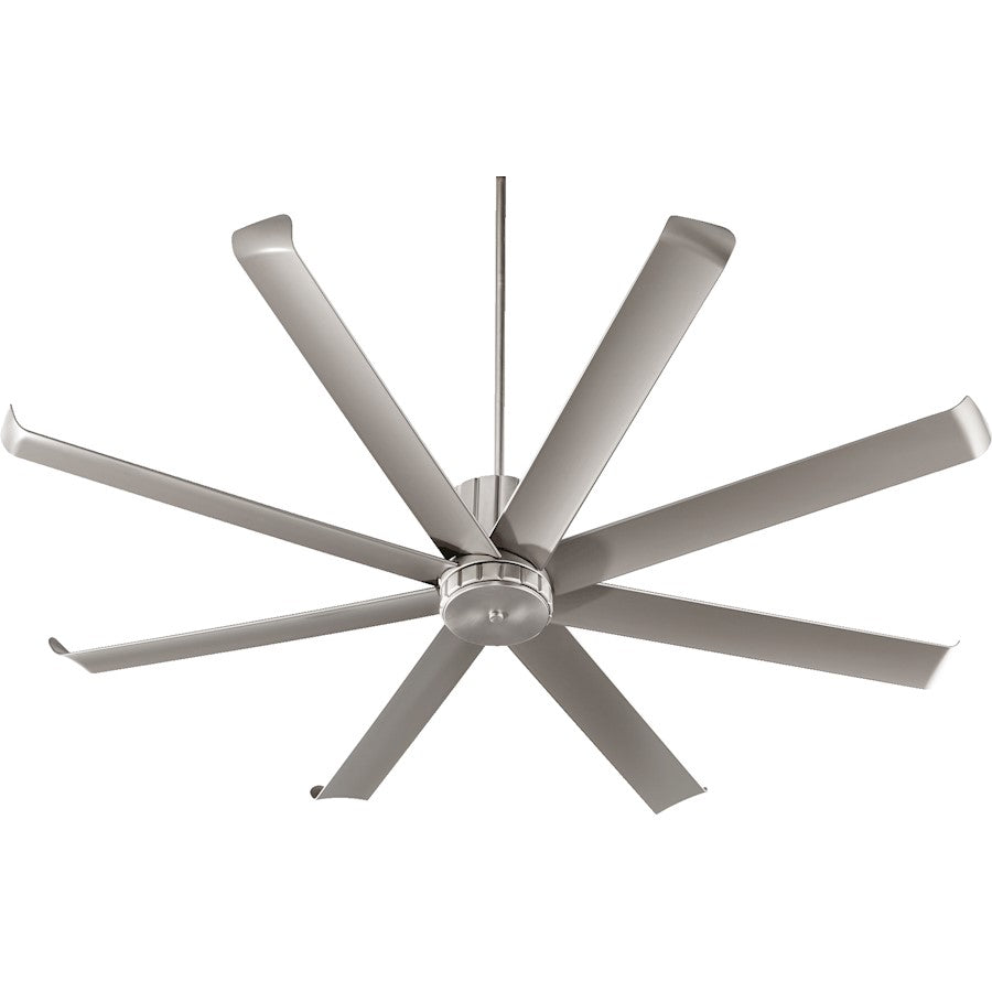 Quorum Proxima Patio Fan, Satin Nickel