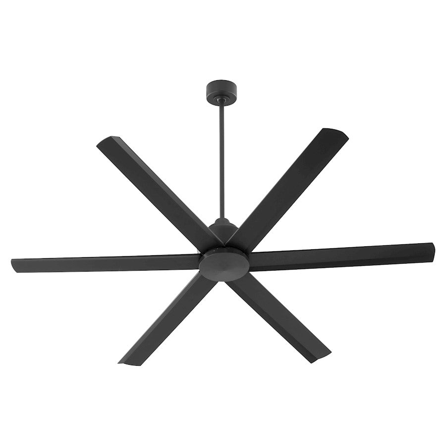 Quorum Titus 65" 6 Blade Fan, Matte Black - 20656-59