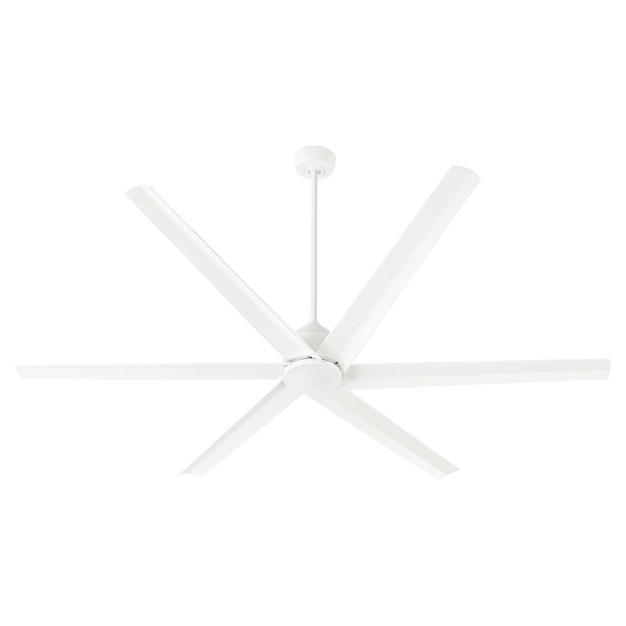 Quorum Titus 80" 6 Blade Ceiling Fan, Studio White - 20806-8