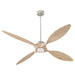 Quorum Papillon 66" Wifi Ceiling Fan, Satin Nickel 28664-65