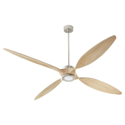 Quorum Papillon 80" Wifi Ceiling Fan, Satin Nickel 28804-65