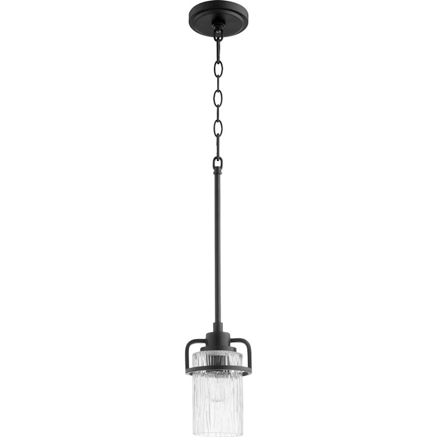 Quorum Lazo 1 Light Pendant, Noir - 327-69