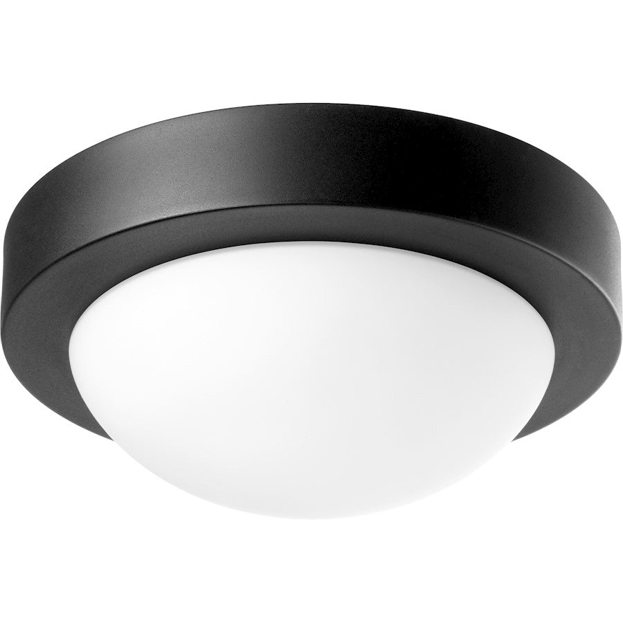 Quorum Contempo Flush Mount, Noir