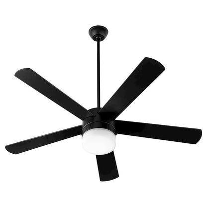 Quorum Maxwell 2 Light 52" Ceiling Fan, Matte Black - 37525-59