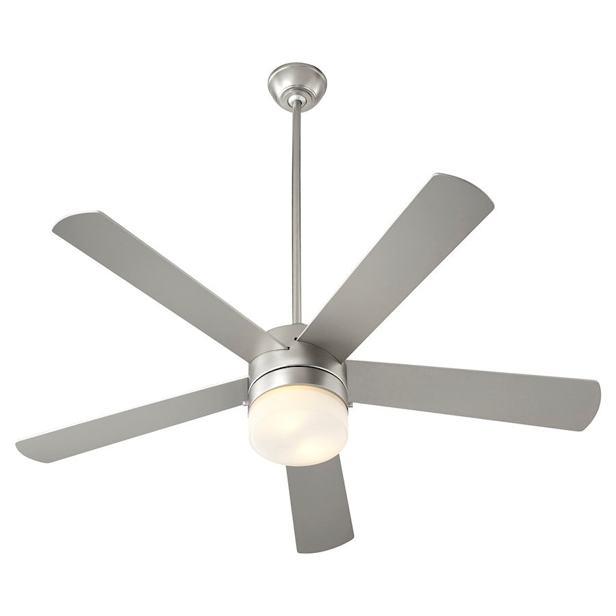 Quorum Maxwell 2 Light 52" Ceiling Fan, Satin Nickel - 37525-65