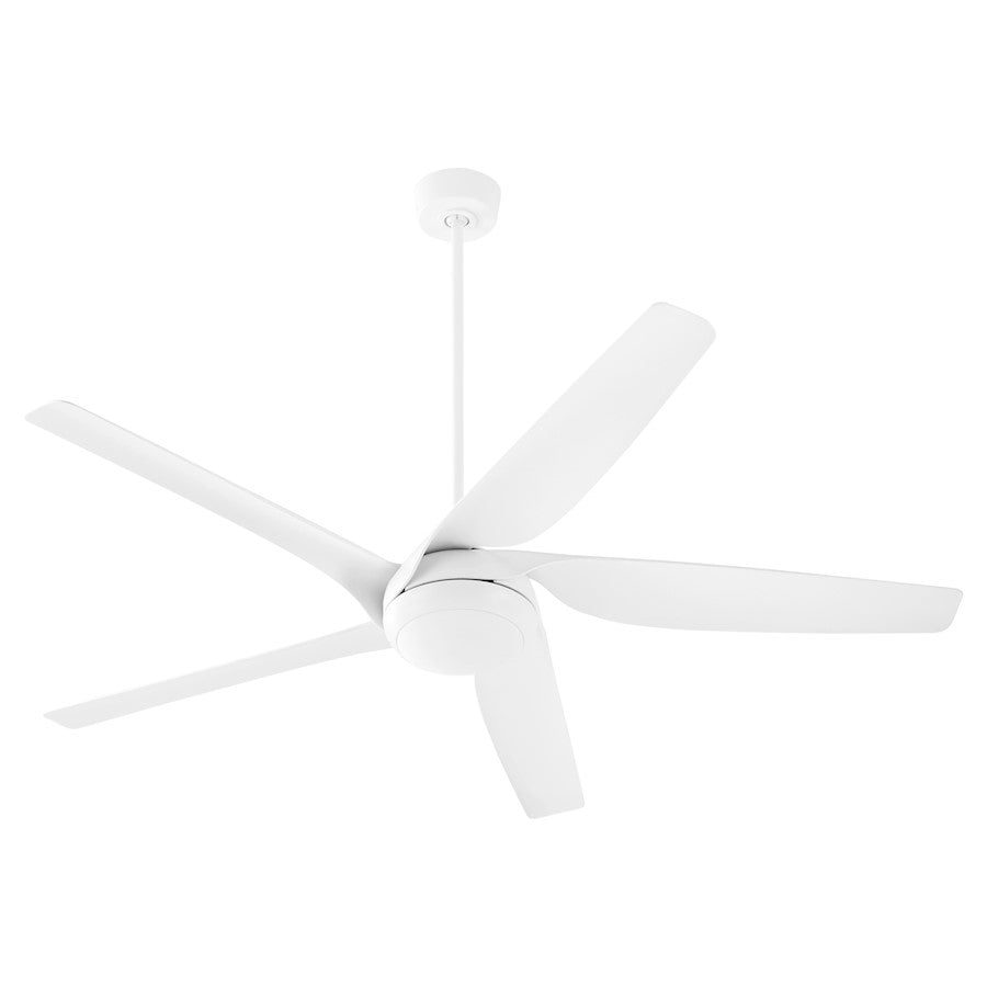 Quorum Fury 65" 5 Blade Fan, Studio White - 41655-8