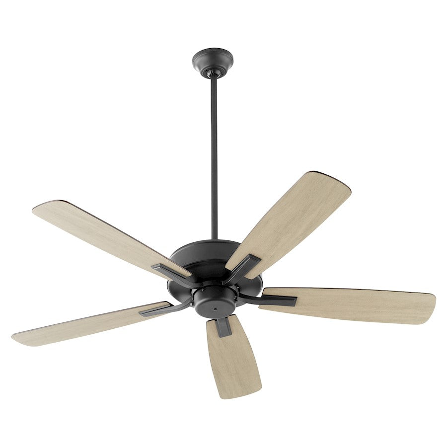 Quorum Ovation 52" 5 Blade Ceiling Fan, Matte Black 4525-59