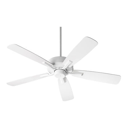 Quorum Ovation 52" 5 Blade Ceiling Fan, Studio White 4525-8