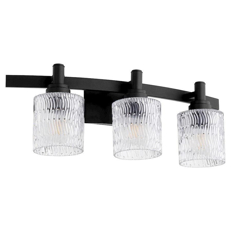 Quorum Stadium 3 Light Vanity, Noir - 5184-3-69