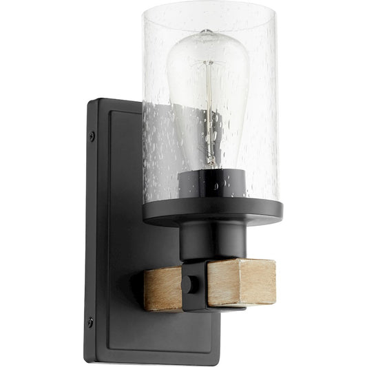 Alpine 1 Light Wall Mount, Noir with Driftwood