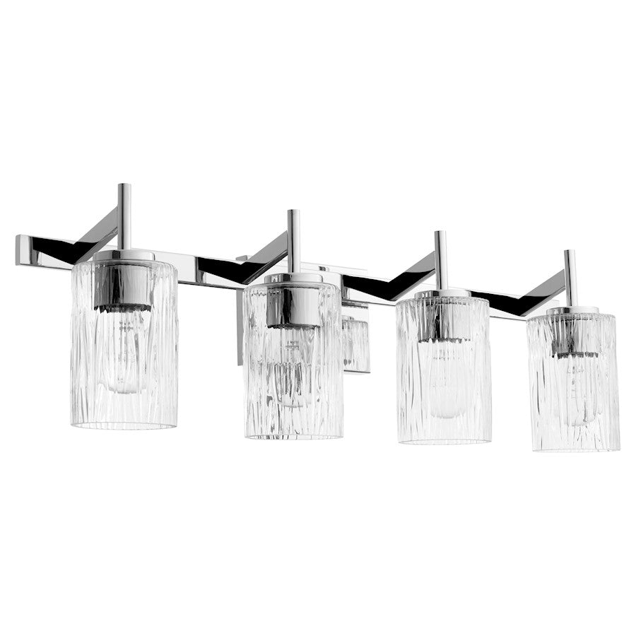 Quorum 4 Light Bath Vanity, Chrome - 520-4-14