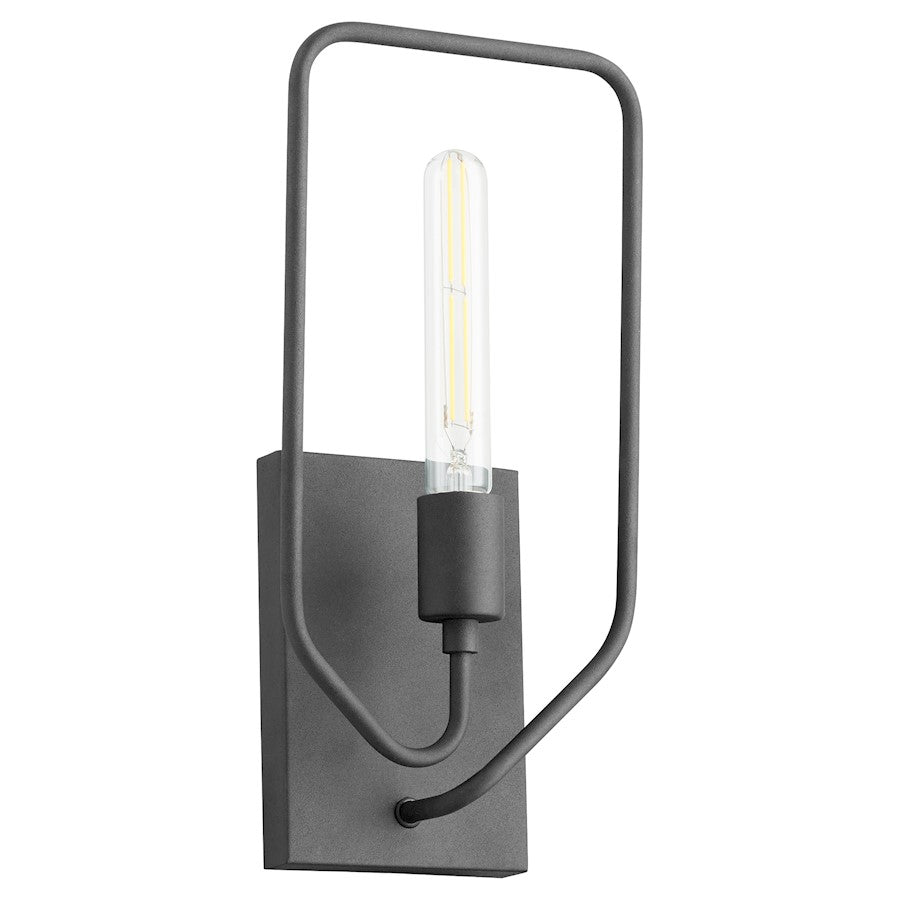 Quorum Howe 1 Light Sconce, Noir 550-1-69