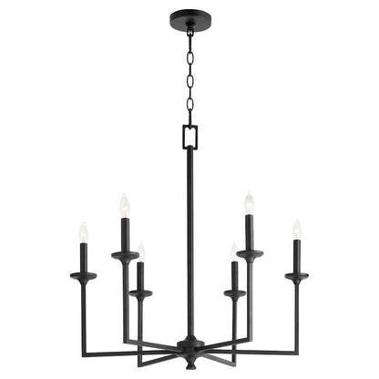 Eldorado Chandelier, Matte Black