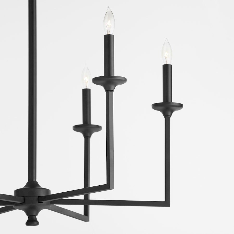 Eldorado Chandelier, Matte Black