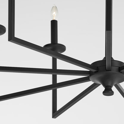 Eldorado Chandelier, Matte Black