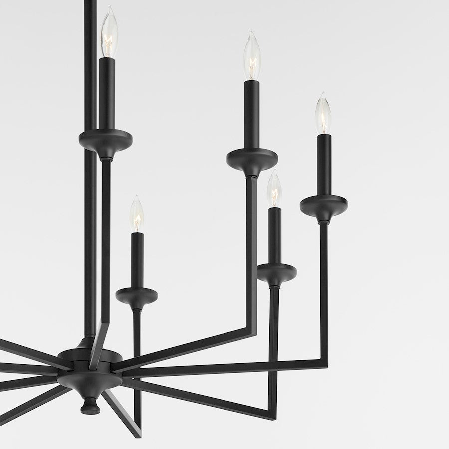 Eldorado Chandelier, Matte Black