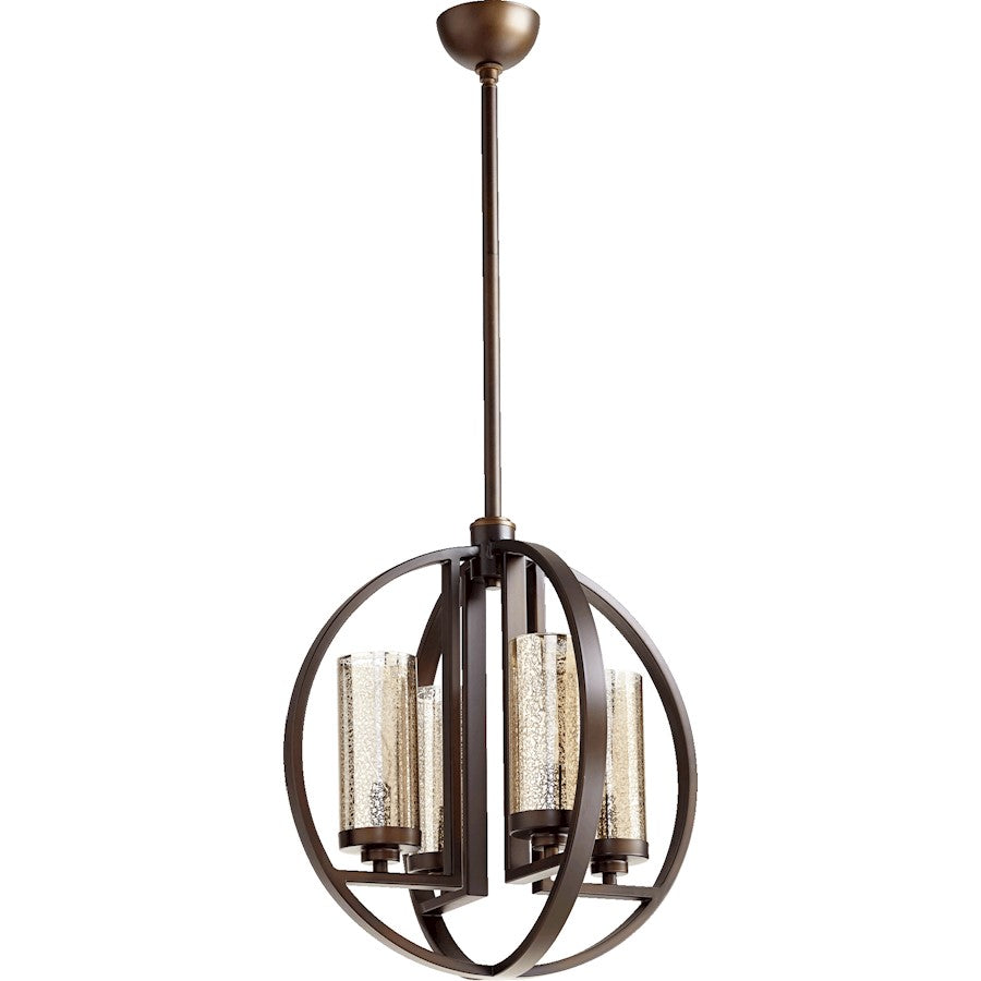 Julian Chandelier, Oiled Bronze