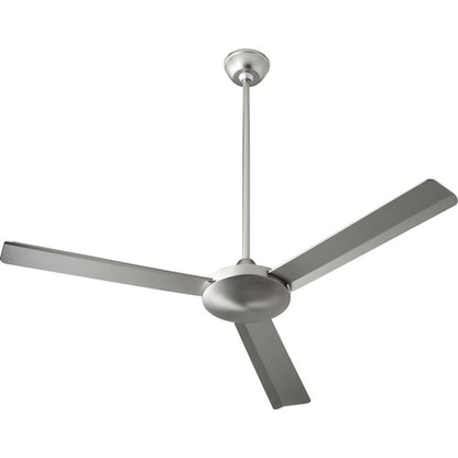 Quorum Aerovon 52" Ceiling Fan, Satin Nickel - 60523-65