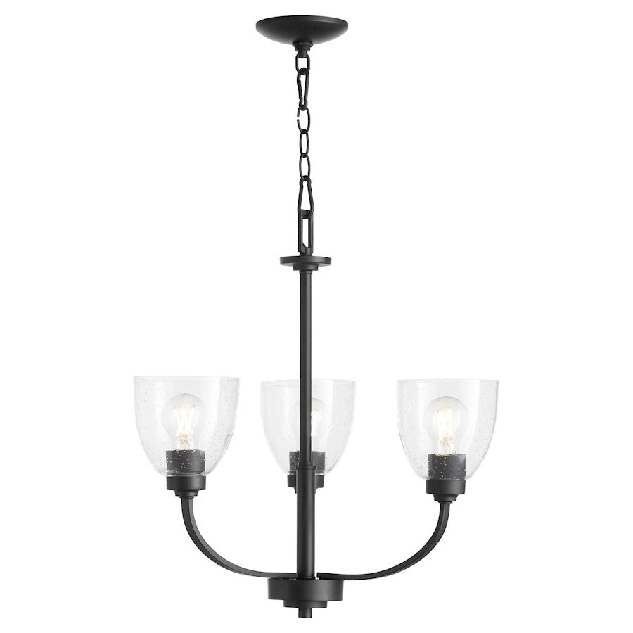 Reyes Chandelier, Textured Black