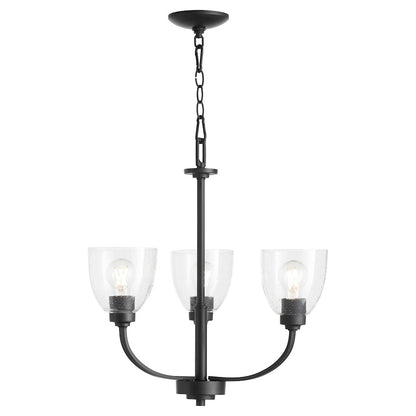 Reyes Chandelier, Textured Black