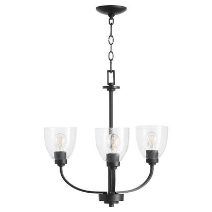 Reyes Chandelier, Textured Black