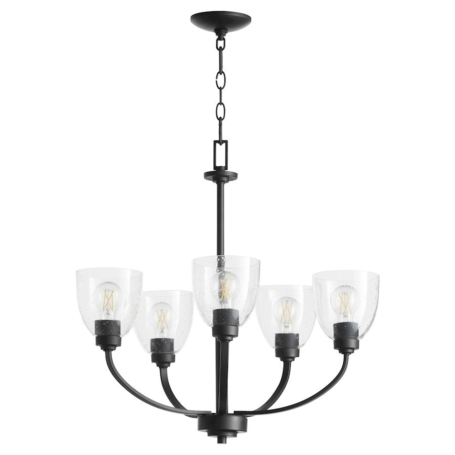 Reyes Chandelier, Textured Black