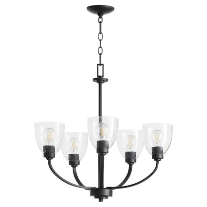 Reyes Chandelier, Textured Black