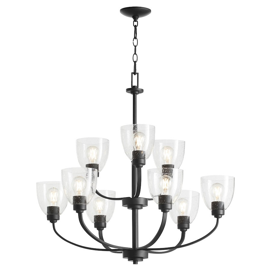 Reyes Chandelier, Textured Black