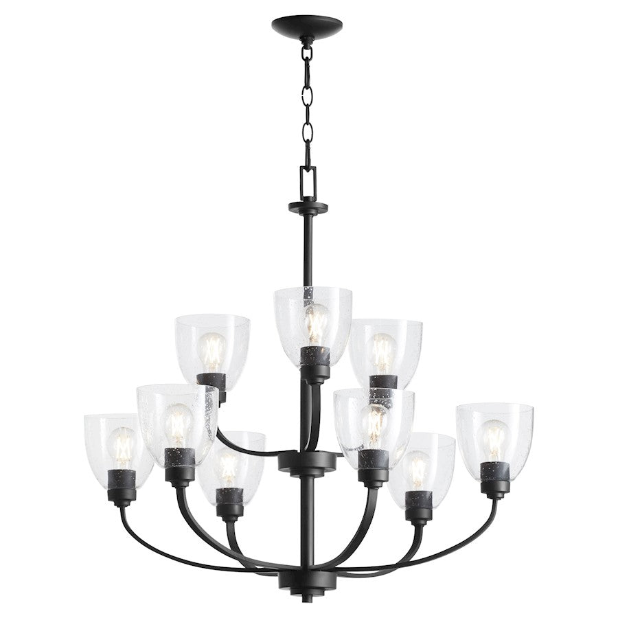 Reyes Chandelier, Textured Black