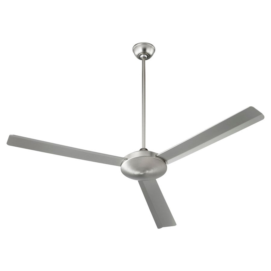 Quorum Aerovon 60" Ceiling Fan, Satin Nickel - 60603-65