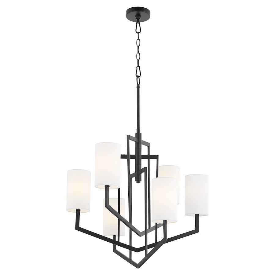 Bolivar Chandelier, Matte Black