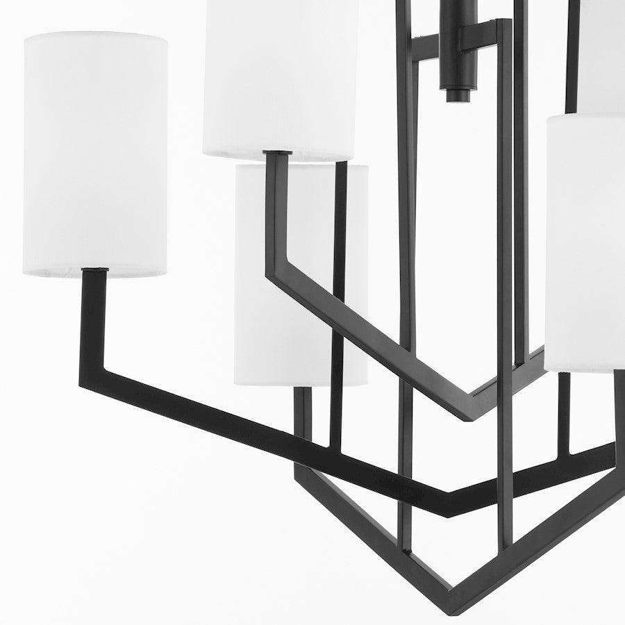 Bolivar Chandelier, Matte Black