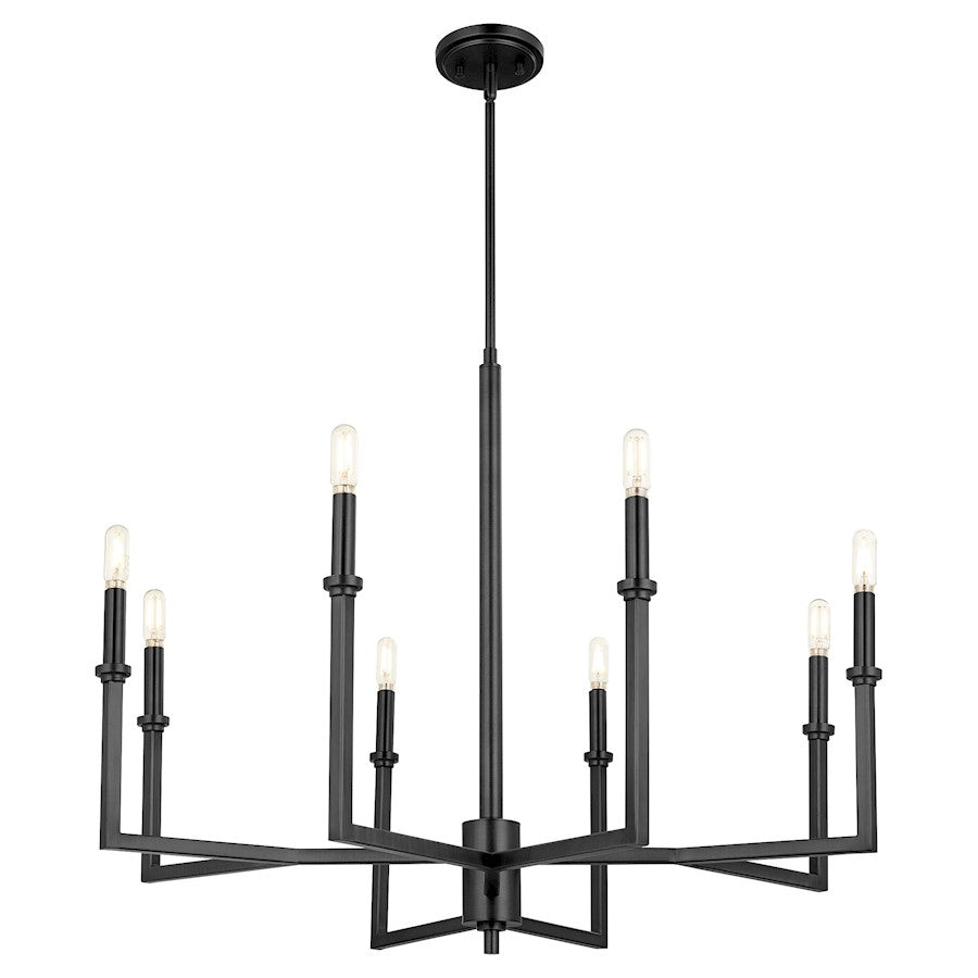 Merrick Chandelier, Matte Black