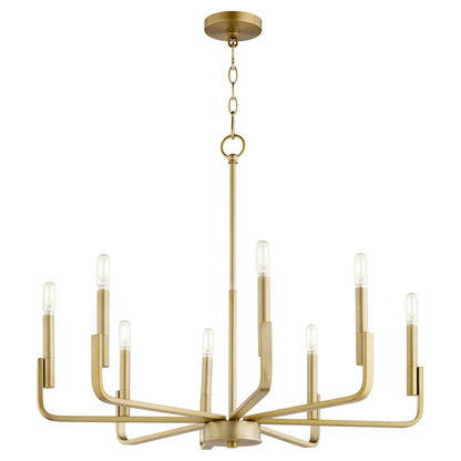 Tempo Chandelier, Aged Brass