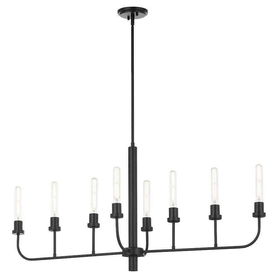 8 Light Linear Chandelier