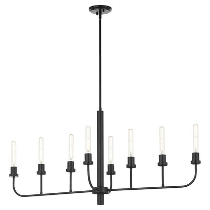 8 Light Linear Chandelier