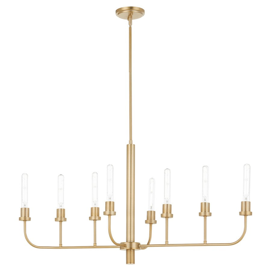 8 Light Linear Chandelier