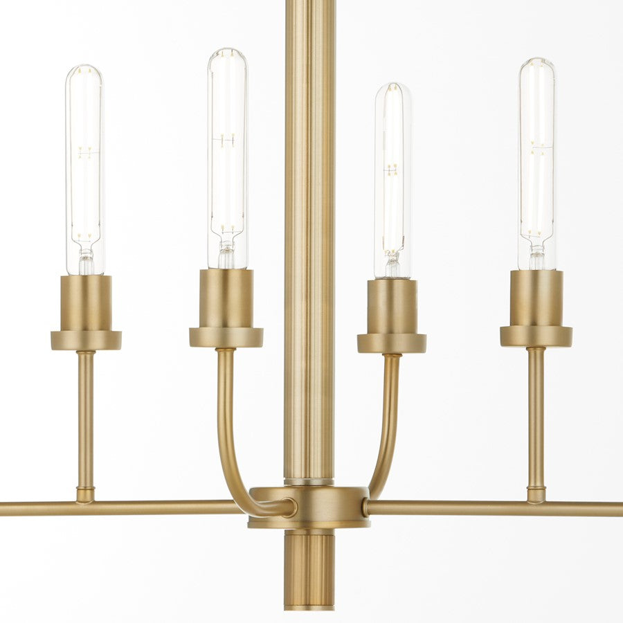 8 Light Linear Chandelier