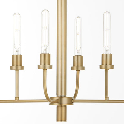 8 Light Linear Chandelier